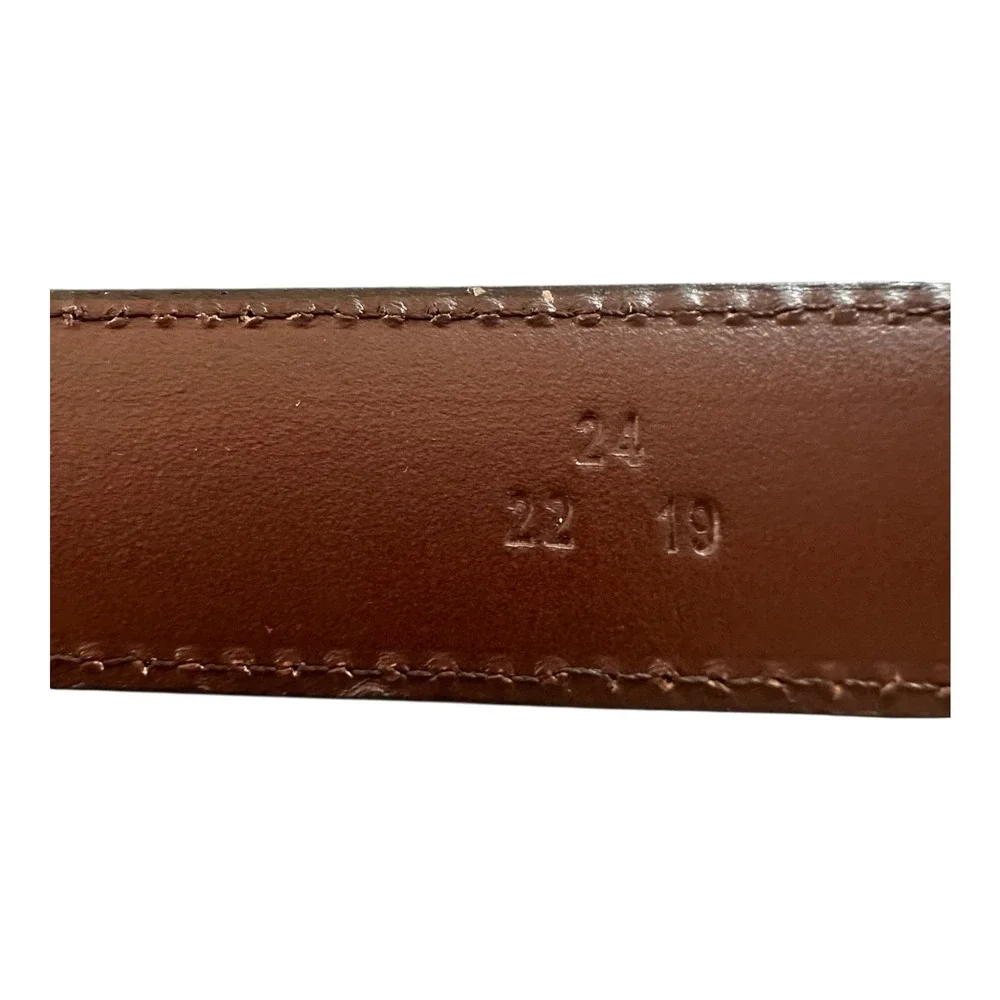 Thursday Boot Co Mens Everyday Belt Dark Brown Suede Leather 36 Silver Buckle